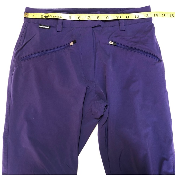 Hiking crop capri pant, purple size 4, UPF 40 - Picture 7 of 7